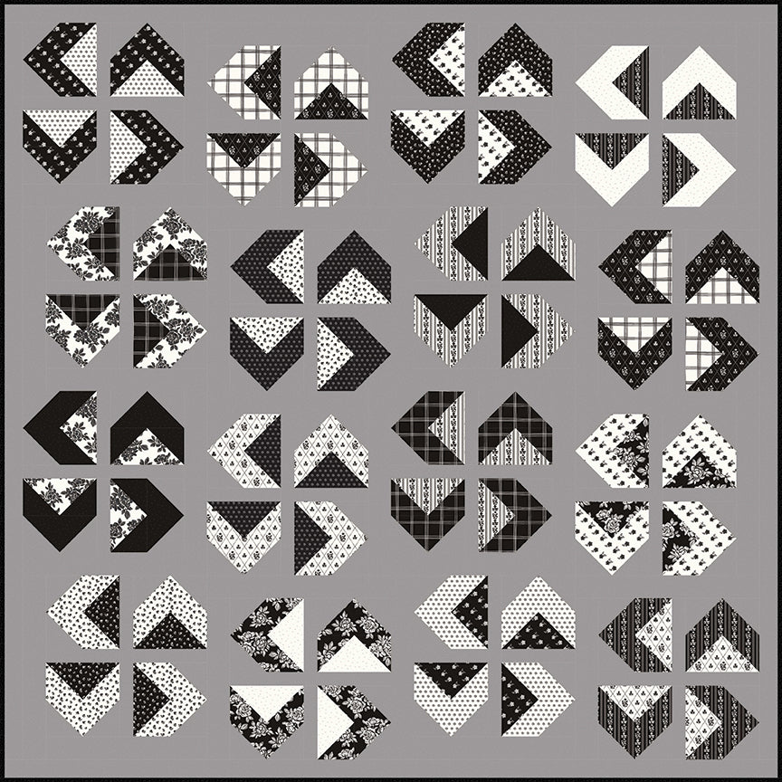 Double Dutch Quilt Kit – 84x84 Picnic Size | October 2026 Preorder | Farmhouse Fabric Shop