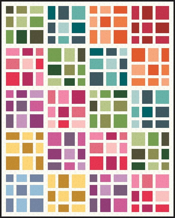 Simply by Design Quilt Kit – Scattered-A-Cross | 72" x 89 1/2" Twin Size | 50% Deposit Preorder (Nov 2026)