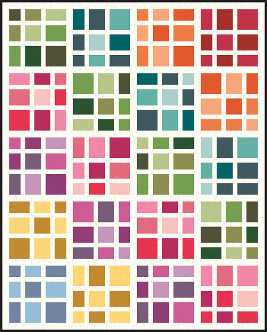 Simply by Design Quilt Kit – Scattered-A-Cross | 72" x 89 1/2" Twin Size | 50% Deposit Preorder (Nov 2026)