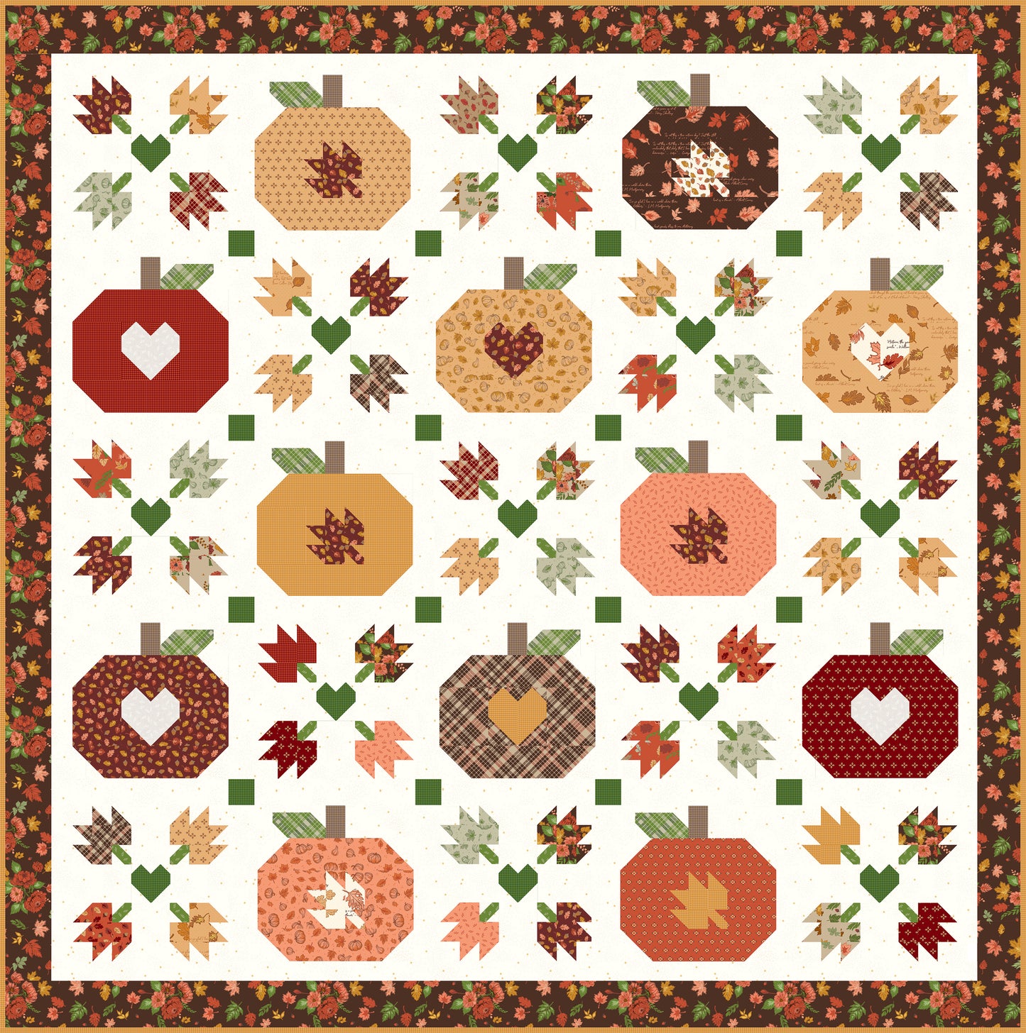 Cozy Autumn Quilt Kit – Beverly McCullough • Riley Blake Designs • Preorder June 2026