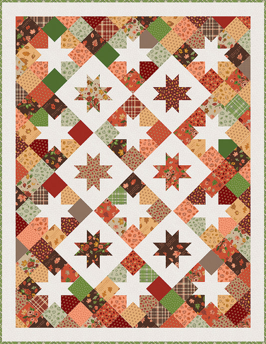 Echo Stars Quilt Kit – Cozy Autumn Collection (Preorder June 2026)