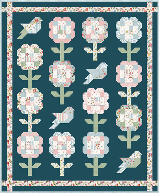 Songsparrow Quilt Kit – Little Garden Path by Lisa Audit | 72" x 88" | 50% Deposit Preorder | April 2027