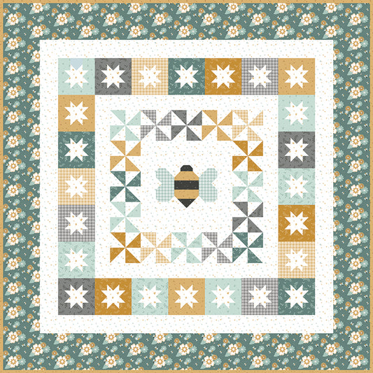 Honey Bee Haven Quilt Kit – Bees & Blossoms Collection – November 2026 Preorder – 50% Deposit