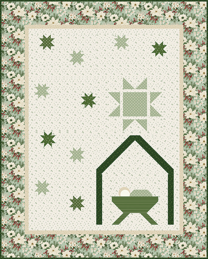 Night of Wonder Quilt Kit – Peace on Earth by Sandy Gervais | 53" x 66" | 50% Deposit Preorder | May 2027