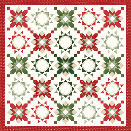 Radiance Quilt Kit – Peace on Earth by Sandy Gervais | 89" x 89" | 50% Deposit Preorder | May 2027  F