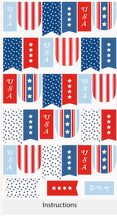 Firecracker Patriotic Banner Panel – My Mind’s Eye