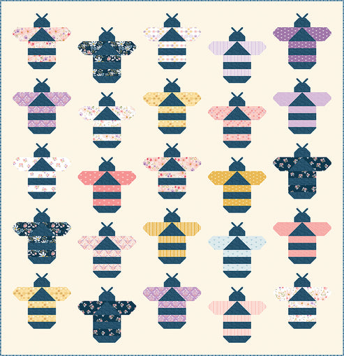 Beatrice Quilt Kit Sweet as Honey | Bee Quilt Kit Riley Blake | 50% De ...
