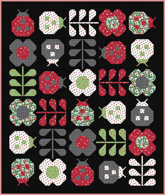 Preorder — Hello Spring Quilt Kit (58″ × 68½″) — Little Ladybug by Lori Whitlock — Arriving August 2026