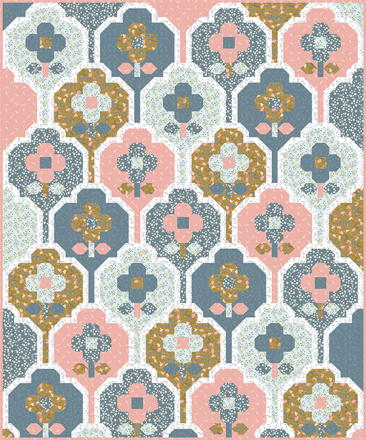 Wallflower Quilt Kit Large Throw – Petals & Hazel | September 2026 Preorder