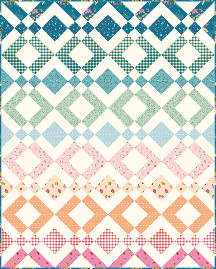 Bloomway Quilt Kit – 50% Deposit January 2027 Preorder | Ashmere by Minki Kim for Riley Blake Designs
