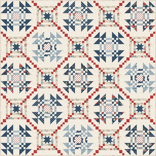 Preorder – Patriot Dream Quilt Kit – Featuring Independence Collection by RBD Designers for Riley Blake Designs