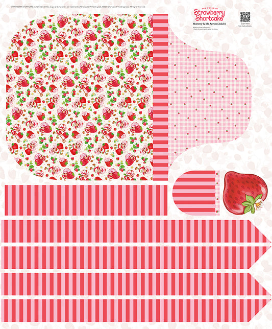 The World of Strawberry Shortcake™ Adult Apron Panel – November 2026 Preorder – 50% Deposit