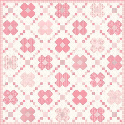 Buttercup Quilt Kit – Sweet Pink Fabric Collection | 63" x 63" Quilt | April 2026
