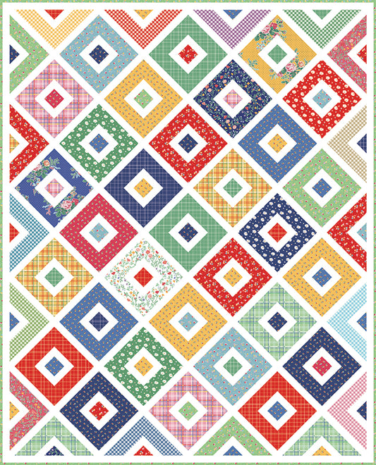 Four Square Quilt Kit – Simple Pleasures by American Jane for Riley Blake Designs