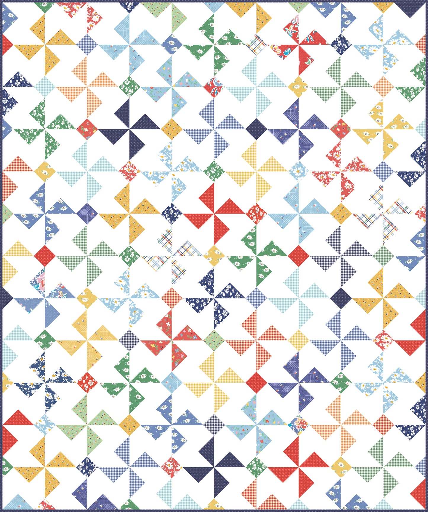 Pinwheelie Quilt Kit – American Jane – Always in Season – Riley Blake Designs – 48" x 57"