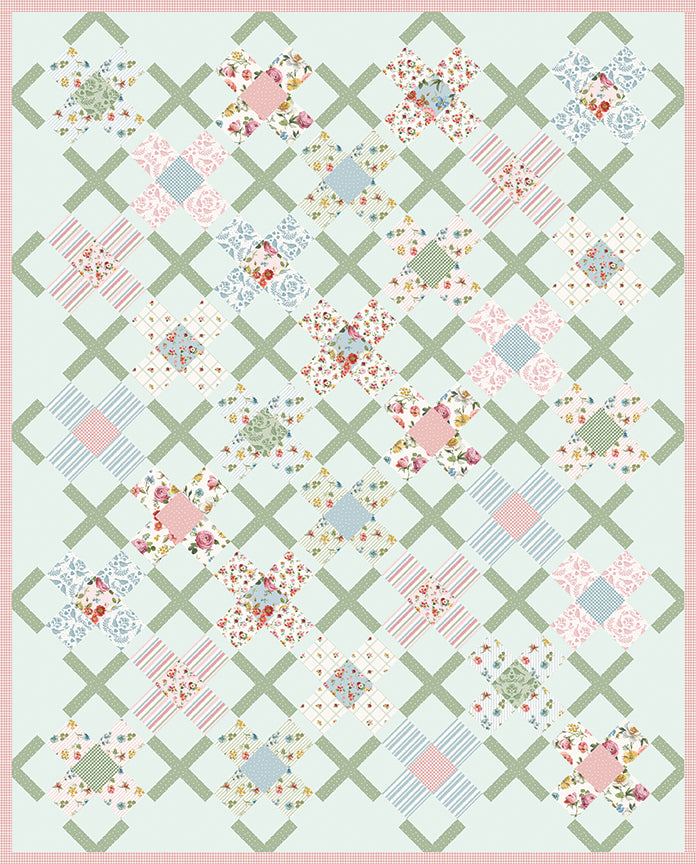 Ruth Quilt Kit – Little Garden Path by Lisa Audit | Lap Size | 57" x 71" | 50% Deposit Preorder | April 2027