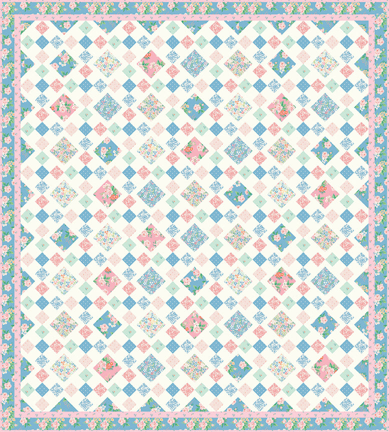 Spring Meadows Granny's Square Patch Quilt Kit – Queen Size 94" x 105" – 50% Deposit Preorder – February 2027
