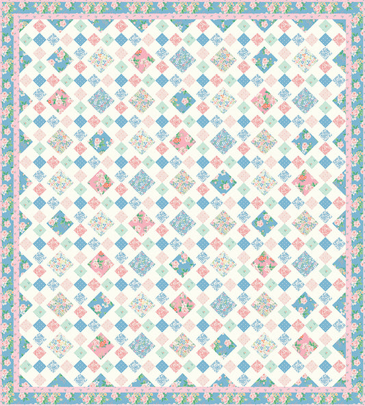 Spring Meadows Granny's Square Patch Quilt Kit – Queen Size 94" x 105" – 50% Deposit Preorder – February 2027