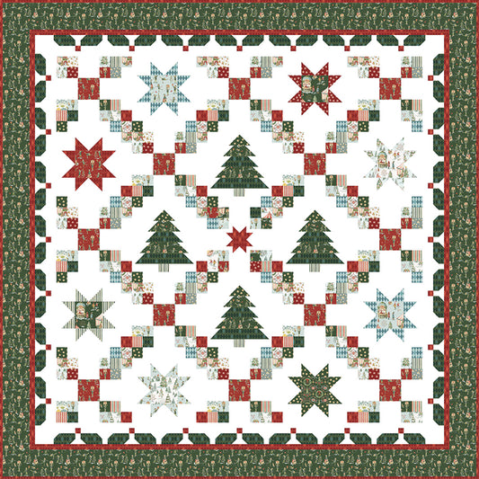 Winter Wonderland Quilt Kit – Santa’s Fair by Lisa Audit | 88" x 88" | 50% Deposit Preorder | May 2027