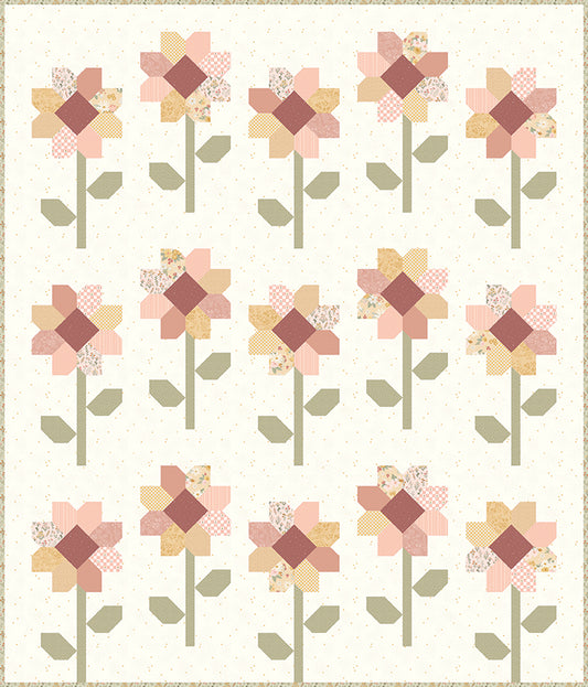 Sunflowers Quilt Kit in Silly Goose by Echo Park | 50% Deposit Preorder | April 2027