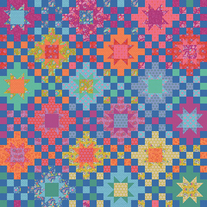 Flicker Quilt Kit – Kipling Gardens – 75x75 Large Throw – Riley Blake Designs Preorder June 2026