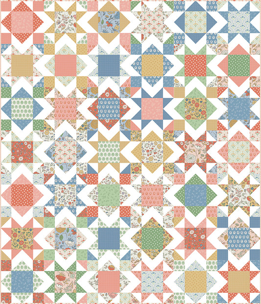 Deena Rutter Lottie Nan Square Burst 2.0 Quilt Kit – 50% Deposit June 2027 Preorder