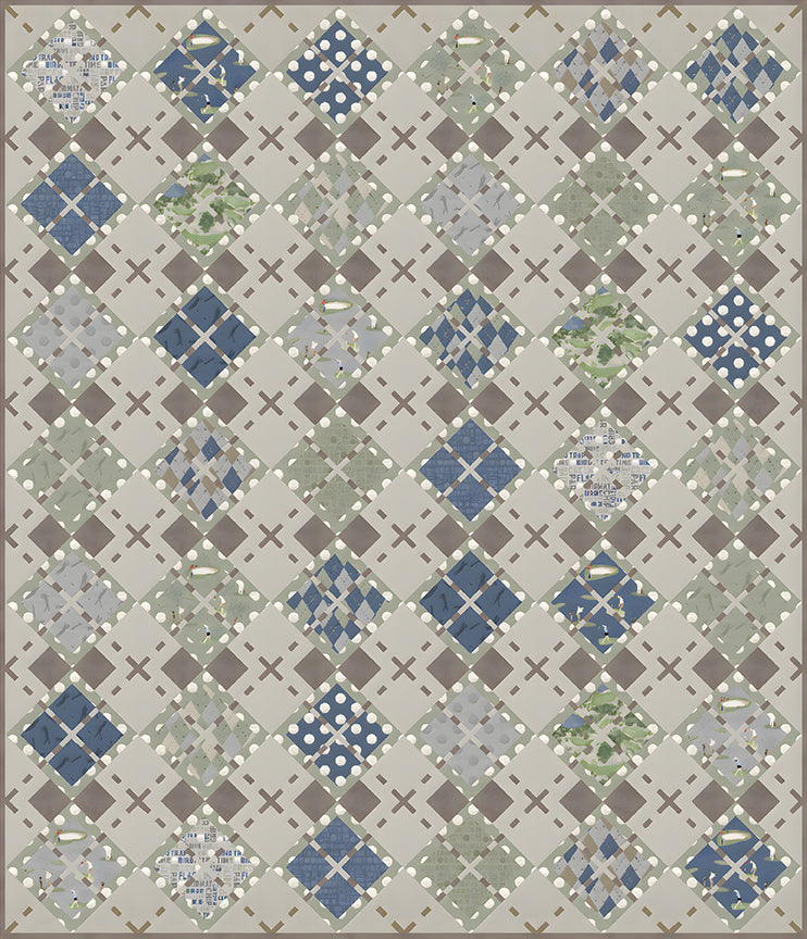 Match Play Argyle Quilt Kit Reservation – 50% Deposit Preorder – January 2027 Arrival