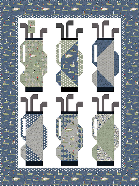 Fore! 2.0 Quilt Kit |Greens & Fairways Collection | Tara Reed | – 50% Deposit January 2027 Preorder