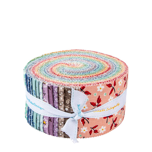 Bee Bundle Rolie Polie – 2.5" Strip Roll | Lori Holt for Riley Blake Designs | Limited Edition Jelly Roll Quilt Fabric