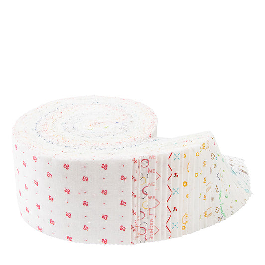 Bee Bundle Rolie Polie – Limited Edition Backgrounds | Lori Holt for Riley Blake Designs | 2.5" Strip Roll Jelly Roll Quilt Fabric