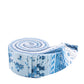 Preorder - Blue Blooms and Threads – 2 1/2" Rolie Polie (40 Strips) | Christopher Thompson | Riley Blake Designs