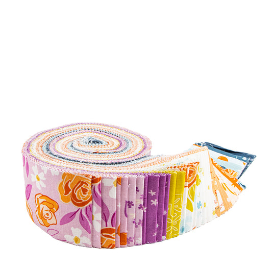 Preorder - Homage Rolie Polie 2 1/2" Strips | 40pc Bundle | Fran Gulick | Riley Blake Designs | RP-17220-40