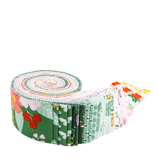Meadow Moments Rolie Polie – 40 Strip Precut Bundle – Riley Blake Designs – Preorder 2026