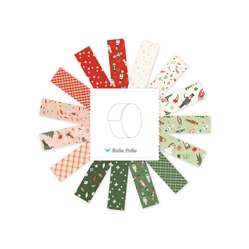The Nutcracker Flannel Rolie Polie – 40 Pieces | My Mind's Eye | 50% Deposit Preorder | June 2027