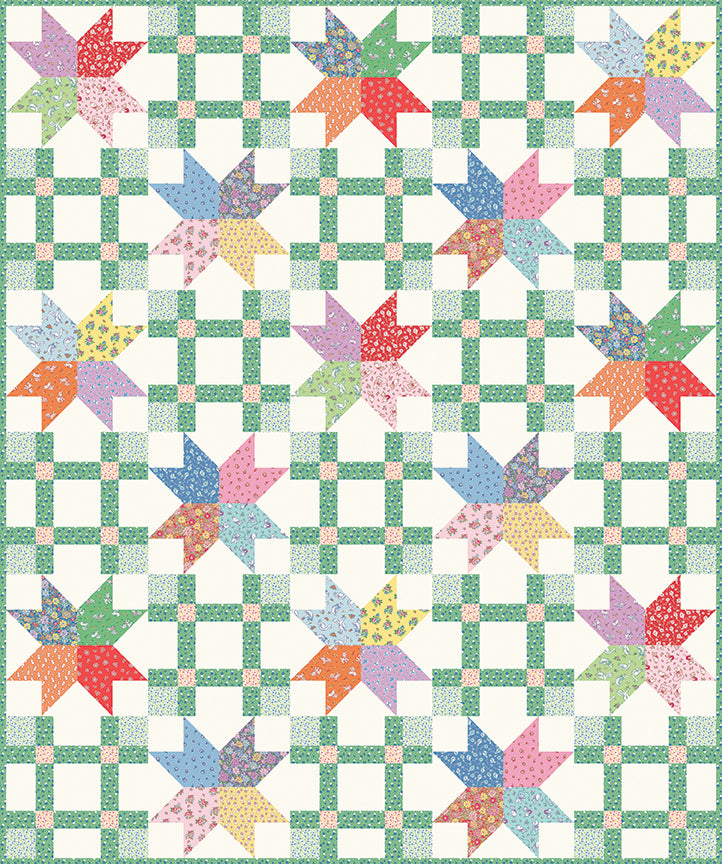 Reminisce Quilt Kit Traditional 30’s – Free RBD Pattern – Preorder October 2026
