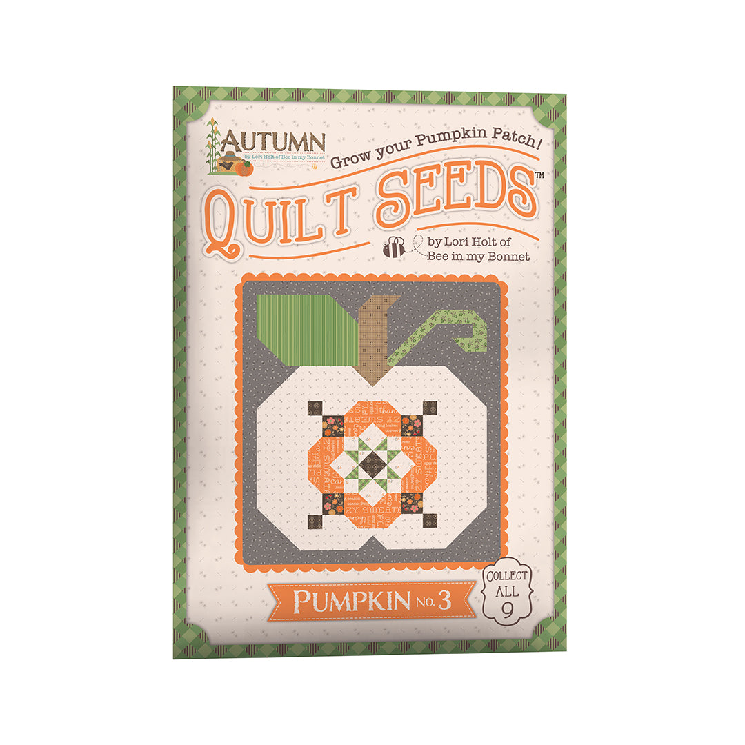 Autumn Quilt Seeds™ Complete Set | 9 Pumpkin Quilt Block Patterns | Lori Holt
