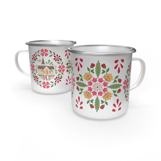 Home Town Holiday Enamel Tin Mug – Lori Holt for Bee in My Bonnet