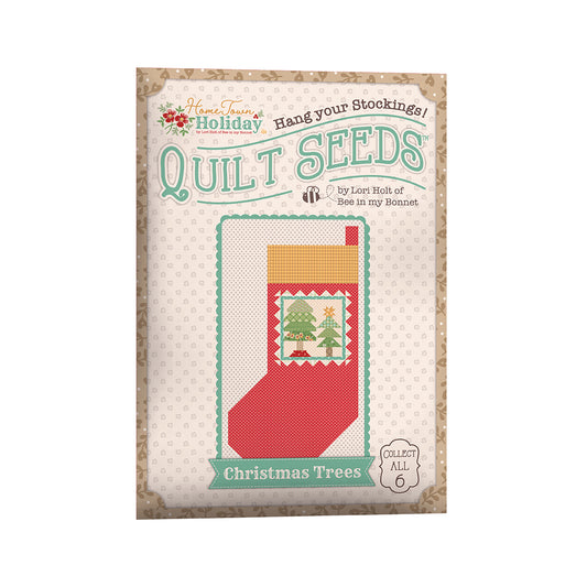 Home Town Holiday Quilt Seeds™ Complete Set | 6 Stocking Quilt Block Patterns | Lori Holt