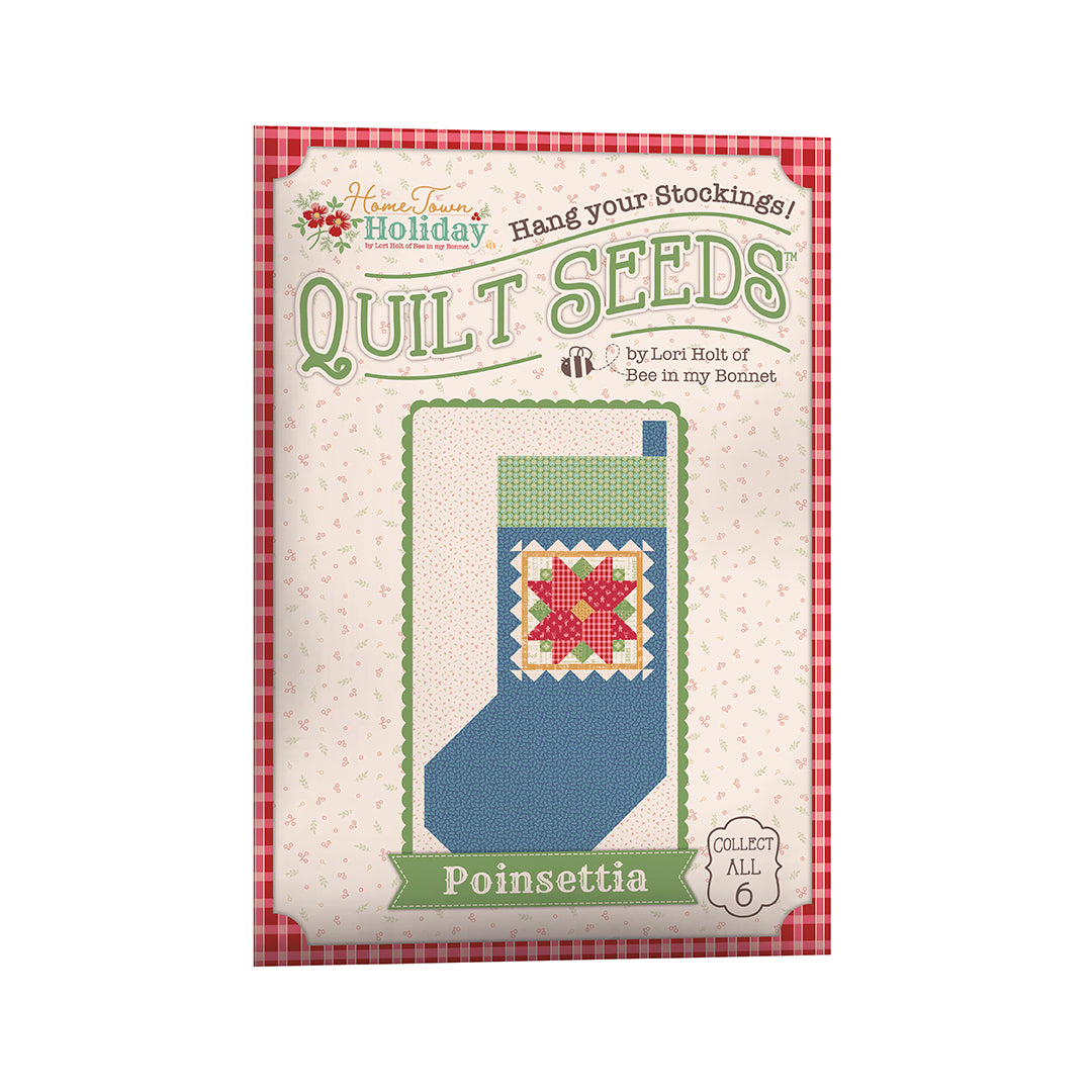 Home Town Holiday Quilt Seeds™ Complete Set | 6 Stocking Quilt Block Patterns | Lori Holt