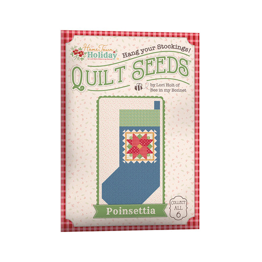 Home Town Holiday Quilt Seeds™ Complete Set | 6 Stocking Quilt Block Patterns | Lori Holt