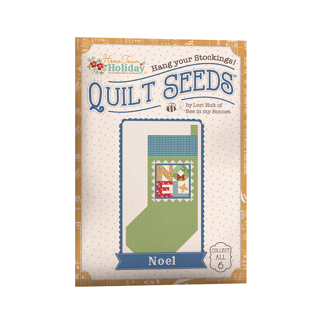 Home Town Holiday Quilt Seeds™ Complete Set | 6 Stocking Quilt Block Patterns | Lori Holt
