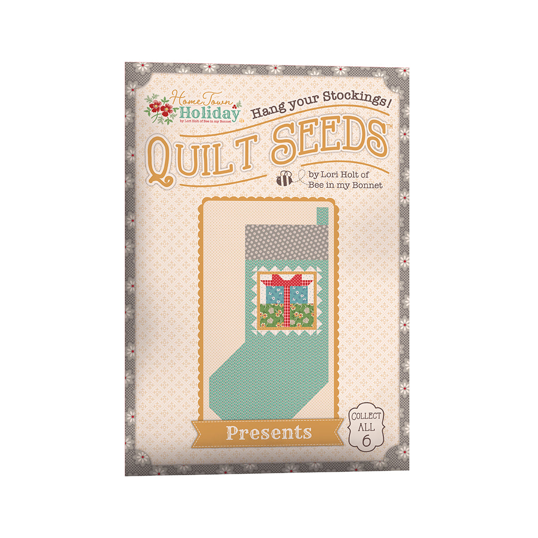 Home Town Holiday Quilt Seeds™ Complete Set | 6 Stocking Quilt Block Patterns | Lori Holt
