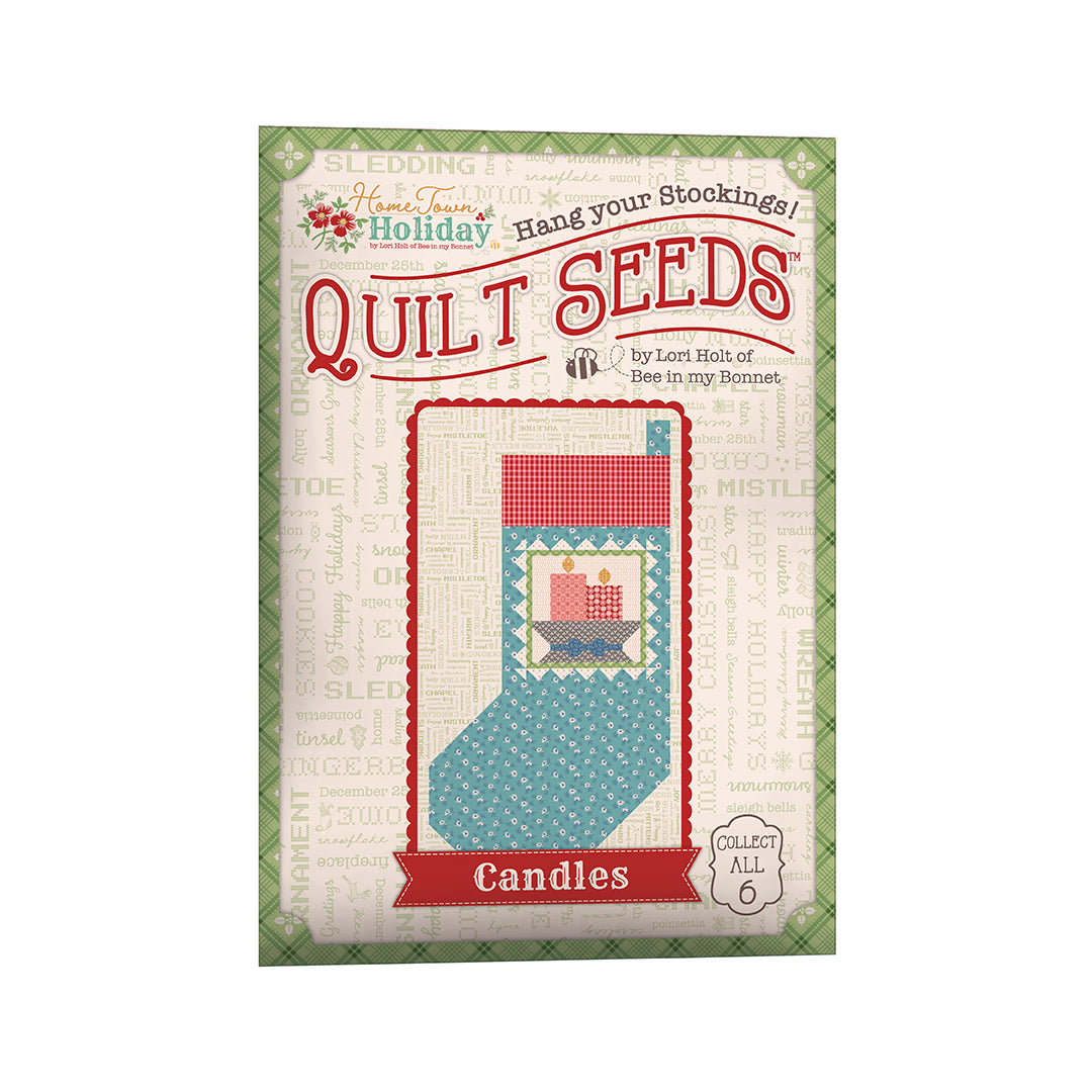 Home Town Holiday Quilt Seeds™ Complete Set | 6 Stocking Quilt Block Patterns | Lori Holt