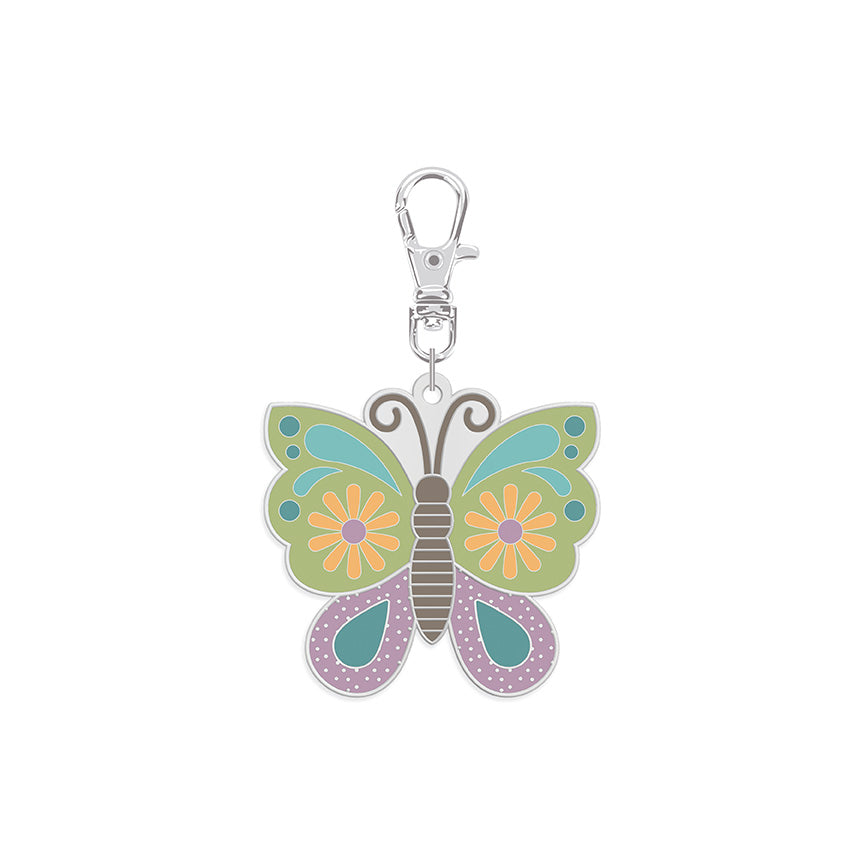 🦋 Butterfly Enamel Happy Charm™ by Lori Holt of Bee in My Bonnet – Riley Blake Designs ST-39767