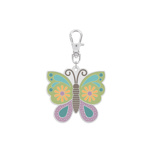 🦋 Butterfly Enamel Happy Charm™ by Lori Holt of Bee in My Bonnet – Riley Blake Designs ST-39767