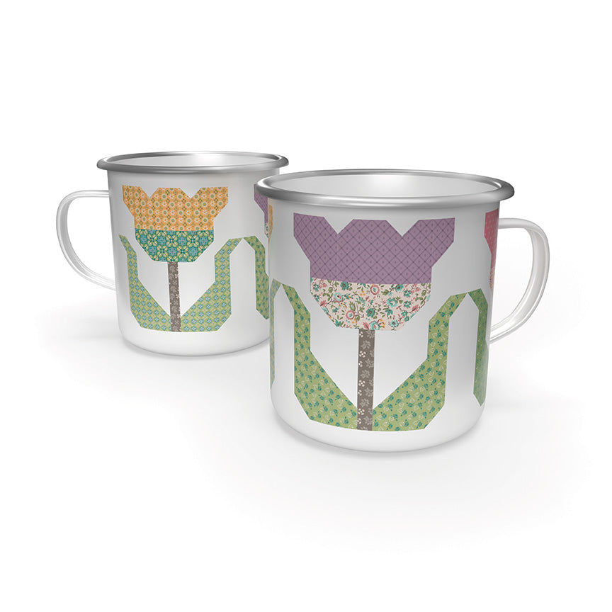 Piece & Plenty Enamel Tin Mug – Lori Holt for Bee in My Bonnet