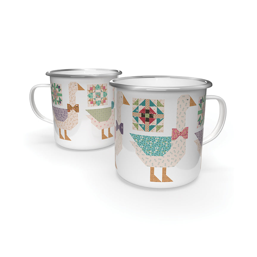 Gentler Times Enamel Tin Mug – Lori Holt for Bee in My Bonnet