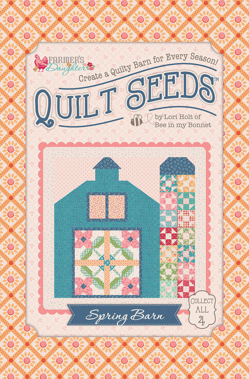 Lori Holt Farmer’s Daughter Quilt Seeds™ Pattern Bundle – 4 Barn Blocks (28" Each)