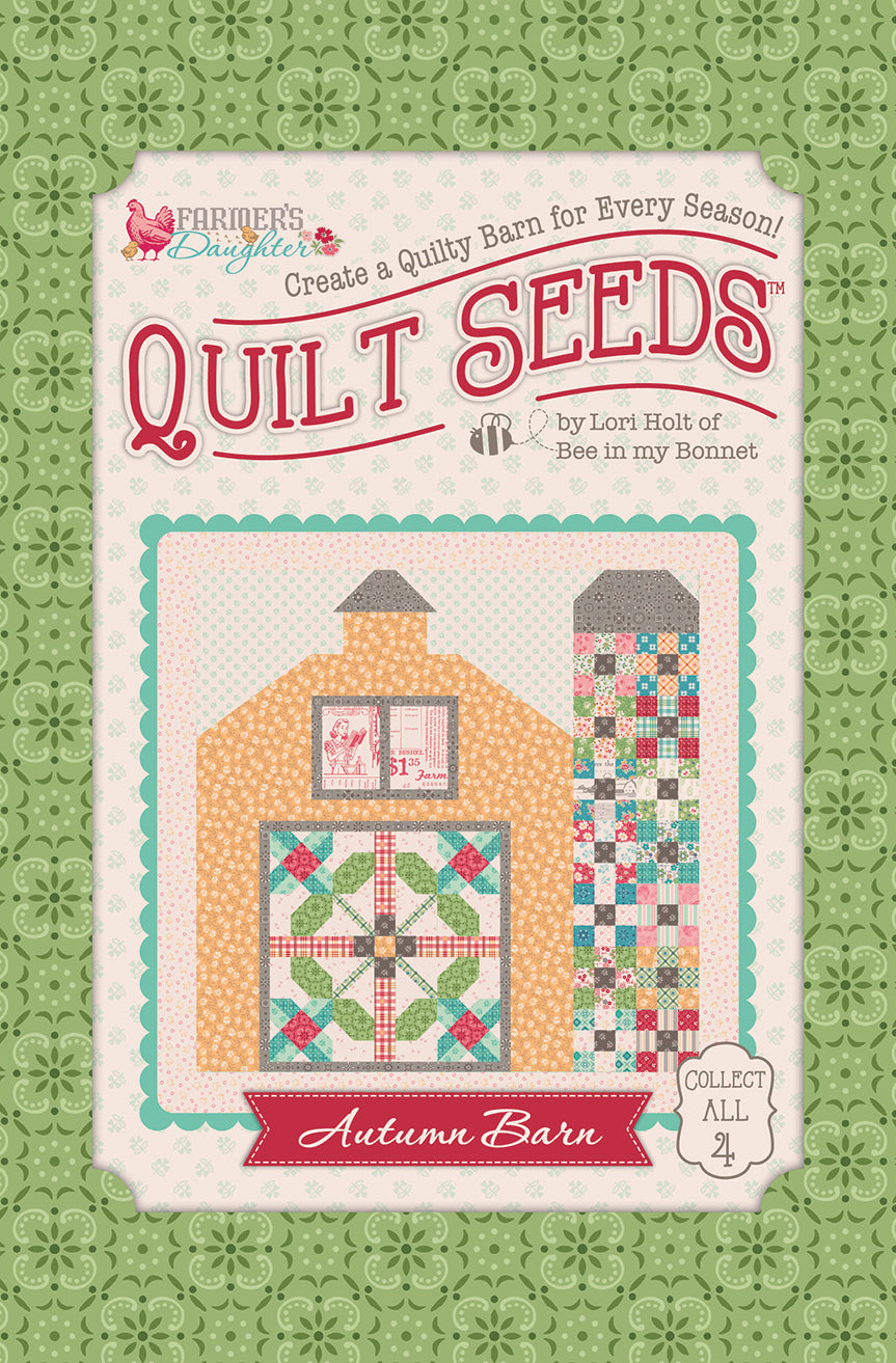 Lori Holt Farmer’s Daughter Quilt Seeds™ Pattern Bundle – 4 Barn Blocks (28" Each)