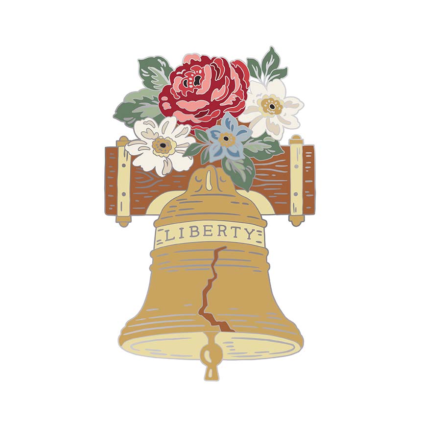 Independence Liberty Bell Needle Minder – Patriotic Sewing Magnet